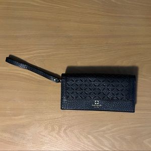 Kate Spade Wristlet Wallet Blk leather
